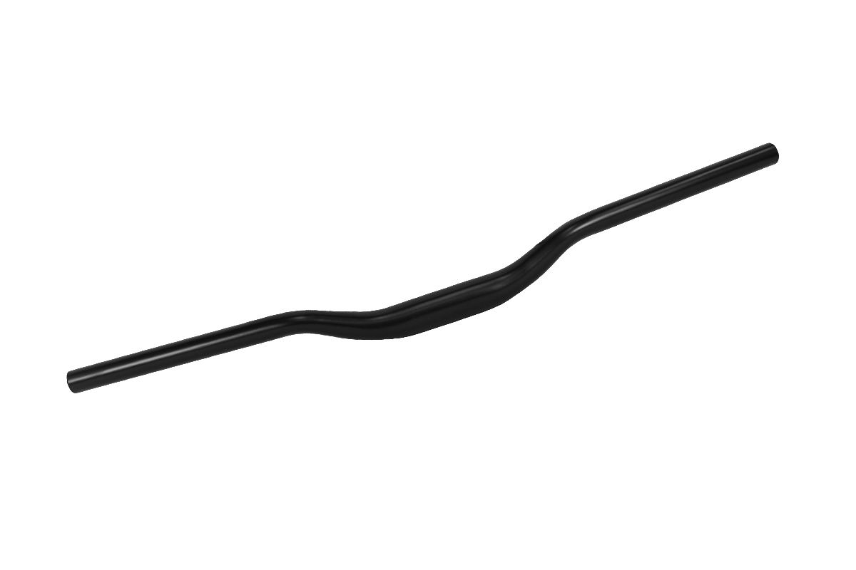 Руль MTB HB-3188DB,алюм., L-700mm, 31,8mm,подъем 30мм, черный,двойной баттинг