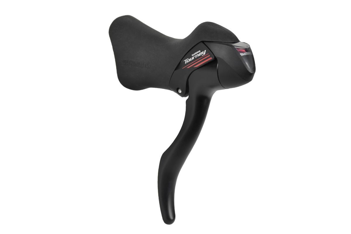 Шифтер/ручка тормоза SHIMANO TOURNEY ST-A070RIX,правая,7-пер,трос 2000мм,руль диам.23.8/24.2мм,шоссе,черный