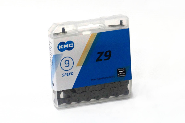 Цепь KMC Z9 1/2x11/128"x116L FOR 9-SPD,на 9 передач,б\упак.