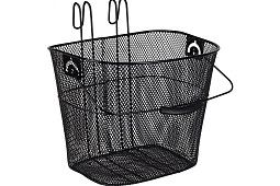 Корзина на руль STS-873 легкосъемная передняя c ручкой 335x250x260 мм